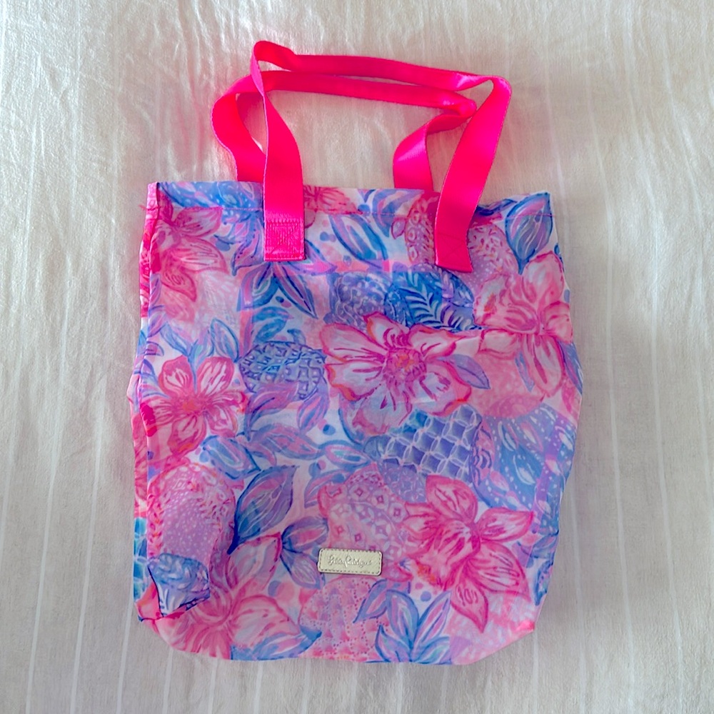 Lilly Mesh Beach Tote